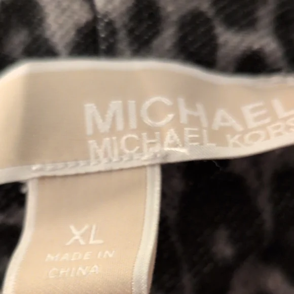 Michael Kors Black and Gray Patterned Pants - Picture 2 of 8
